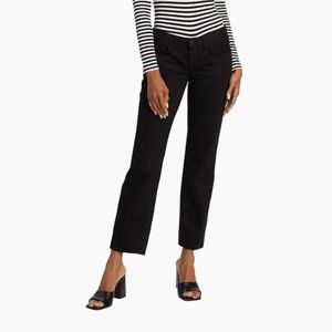 L'Agence Nevia Low-Rise Straight-Leg Jeans